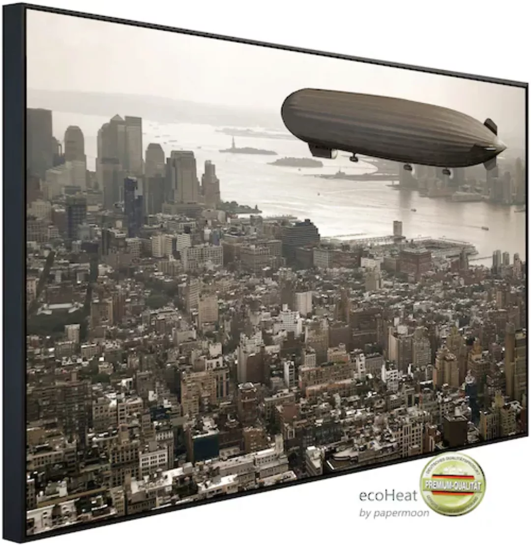 Papermoon Infrarotheizung »Zeppelin über New York« günstig online kaufen