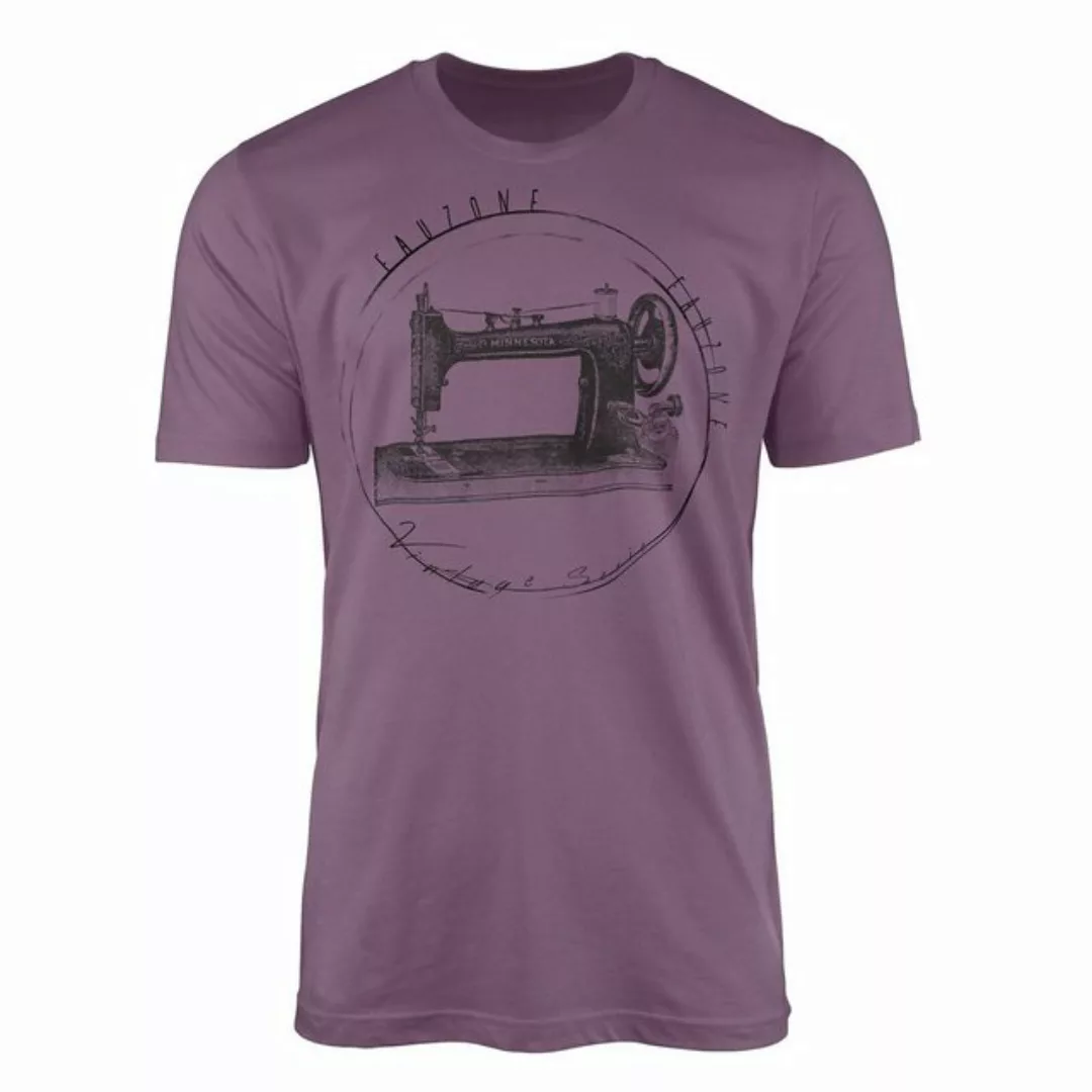 Sinus Art T-Shirt Vintage Herren T-Shirt Nähmaschine günstig online kaufen