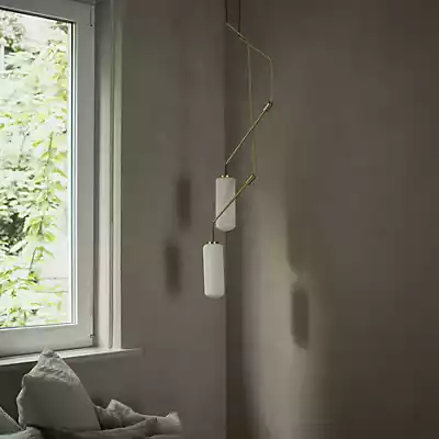 Frama Ventus Pendelleuchte, messing - 87 cm günstig online kaufen