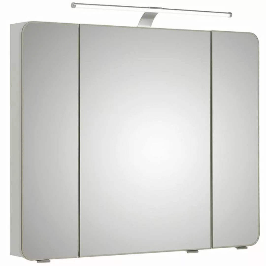 Lomadox Badezimmer Spiegelschrank FES-4005-66 Korpus Lack Polarweiß, inkl. günstig online kaufen