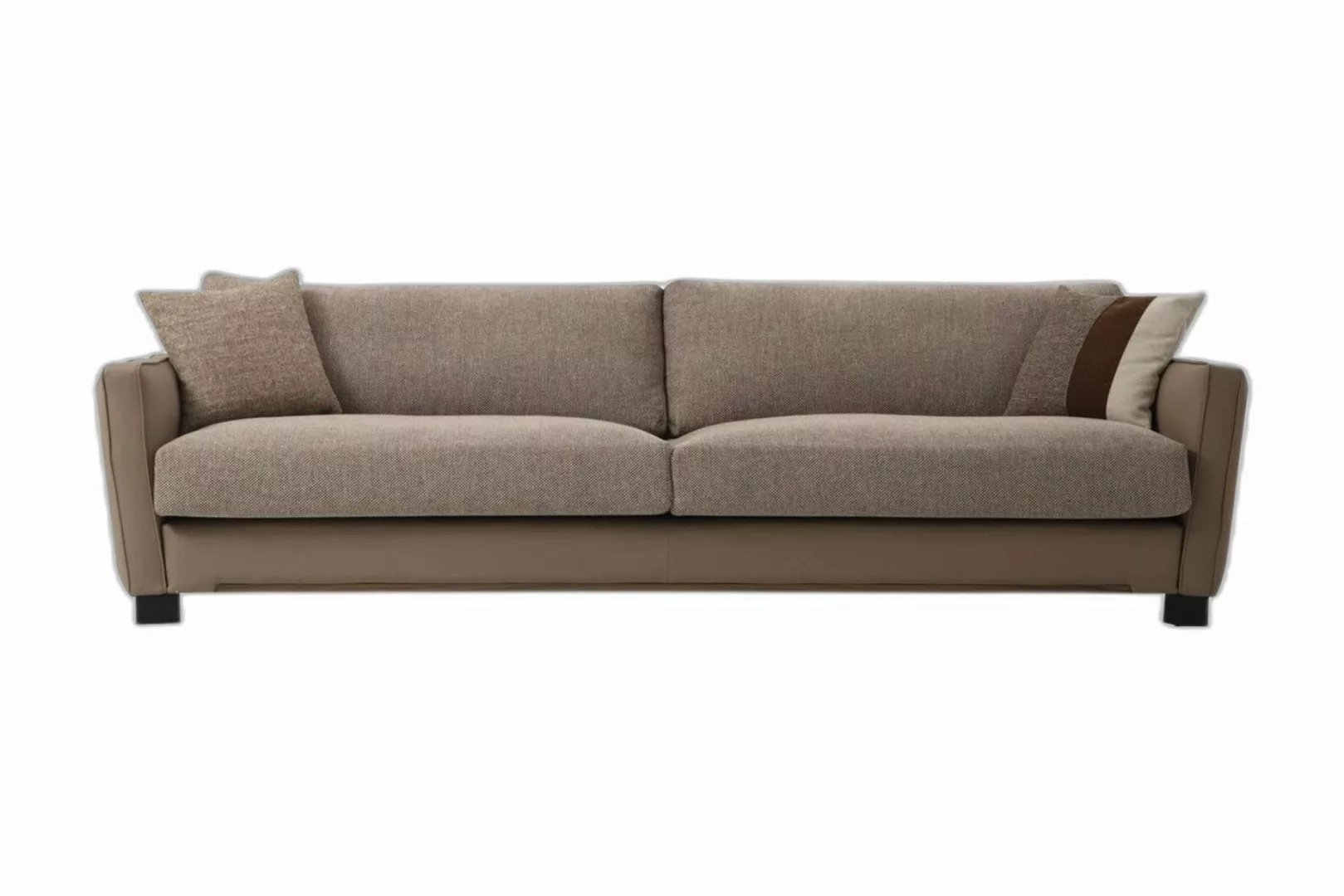 Xlmoebel 3-Sitzer Beige moderne 3-Sitzer-Stoffcouch für Wohnzimmer, 1 Teile günstig online kaufen