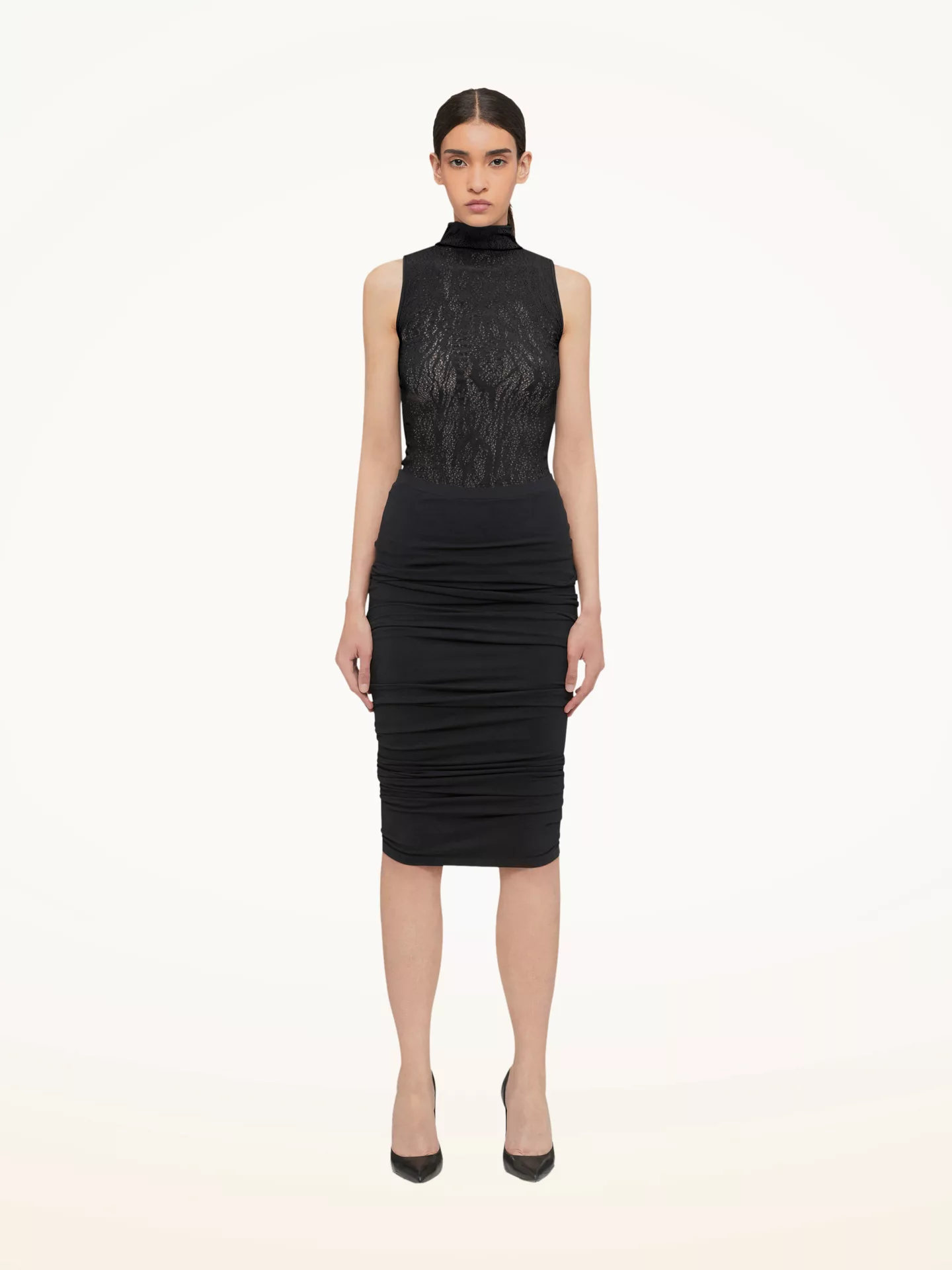 Wolford - Snake Lace Top Sleeveless, Frau, black, Größe: L günstig online kaufen
