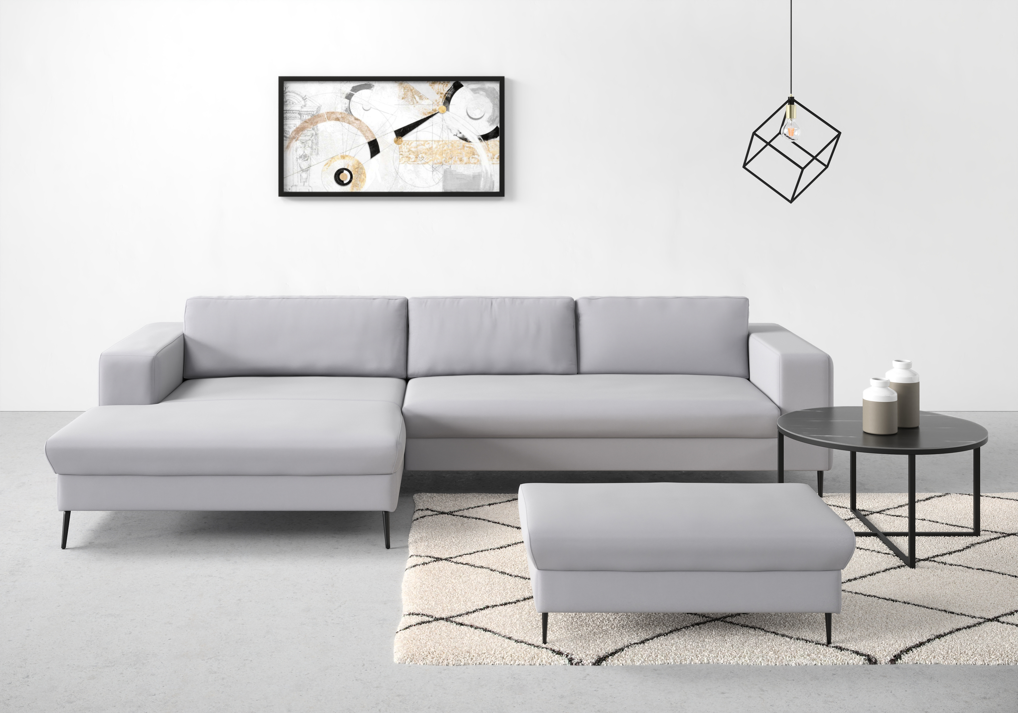 DOMO collection Ecksofa "Modica, zeitlos und elegant, L-Form", moderne Opti günstig online kaufen