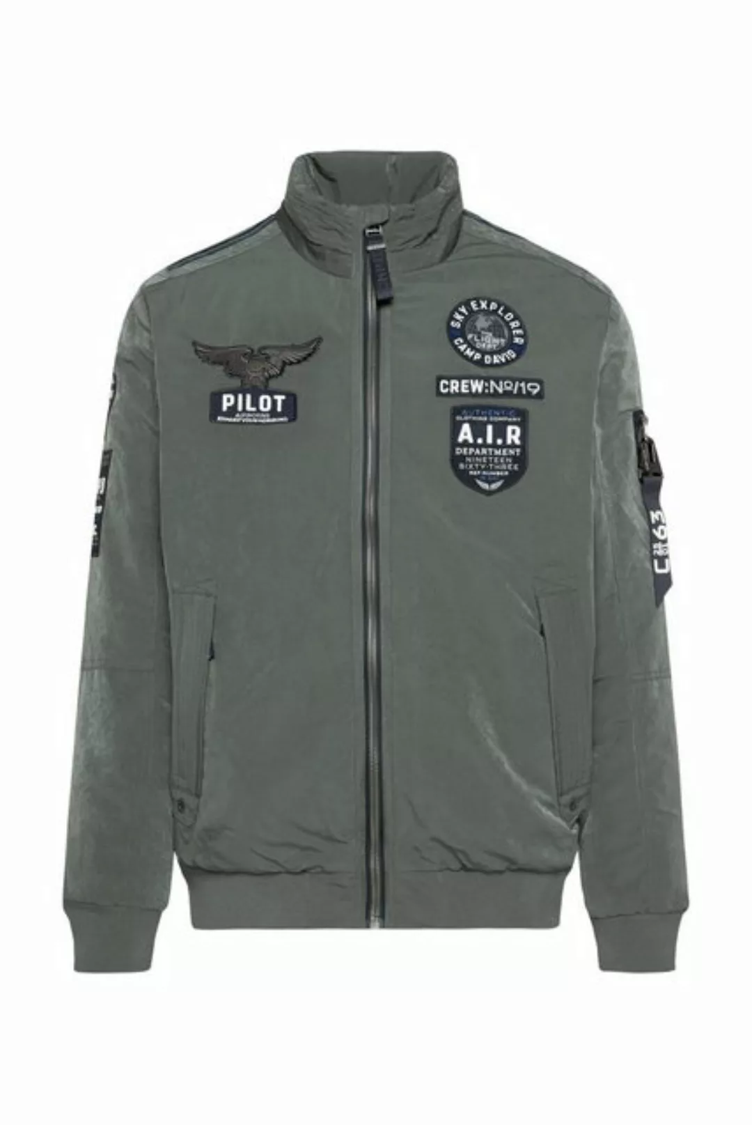 CAMP DAVID Blouson mit vielen Patches günstig online kaufen