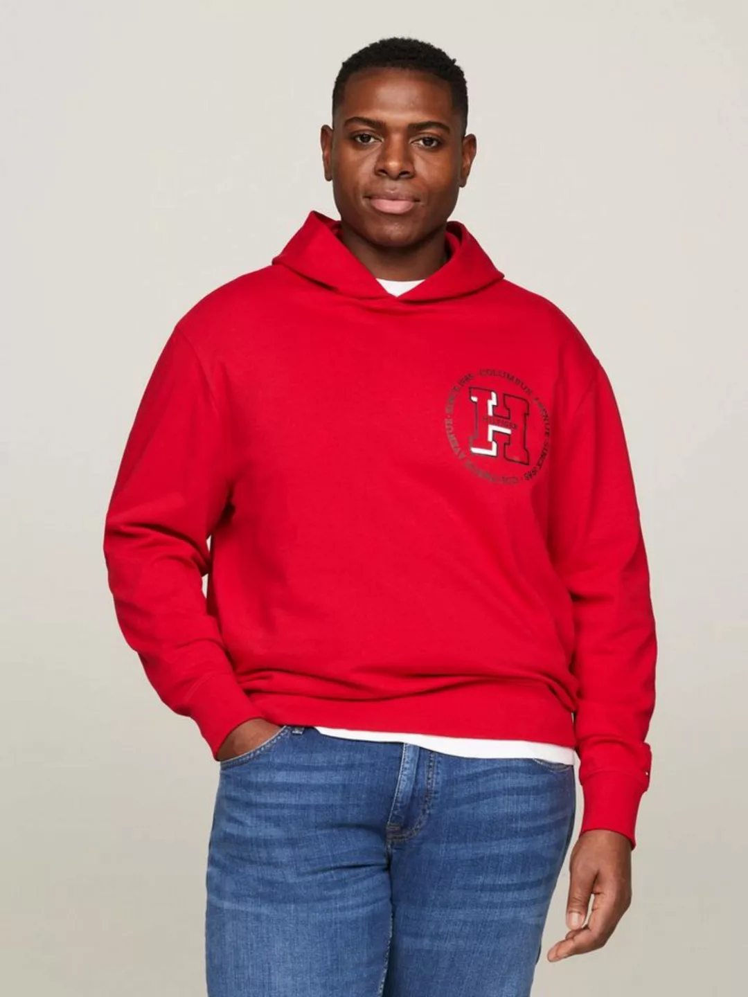 Tommy Hilfiger Big & Tall Hoodie BT-HILFIGER H ROUNDEL HOODY-B Große Größen günstig online kaufen