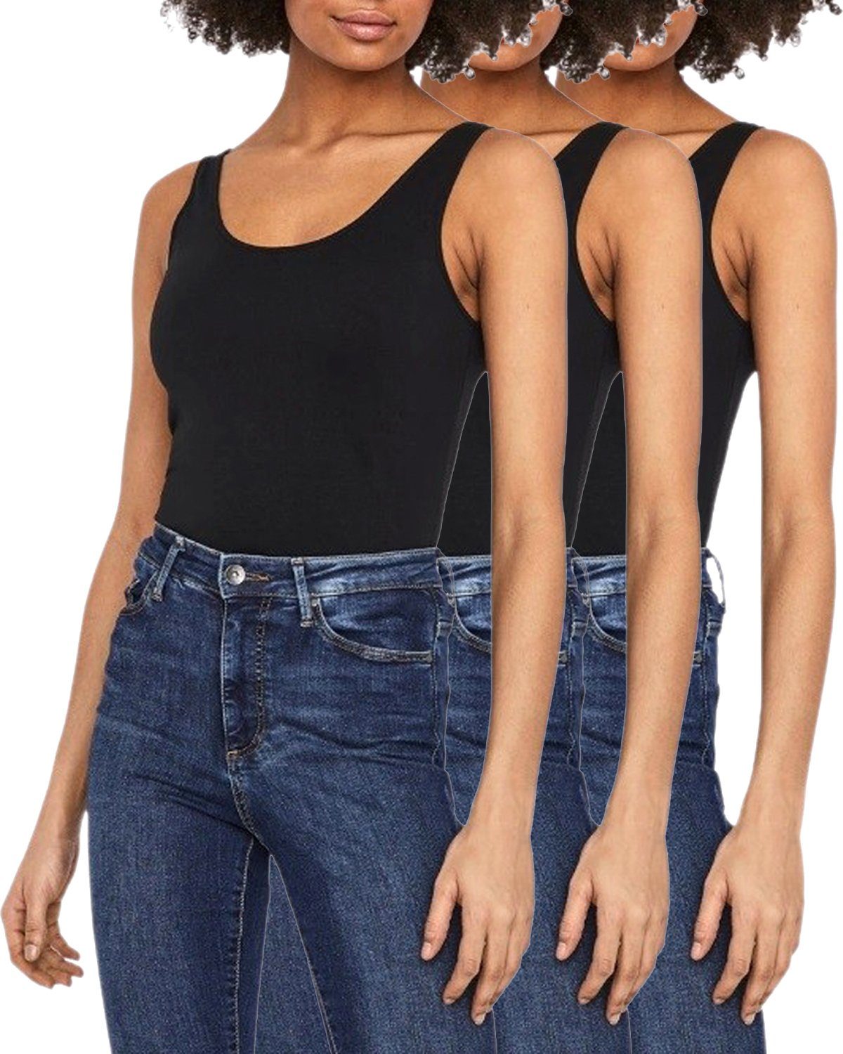 Vero Moda Tanktop (Set) Basic Shirt günstig online kaufen