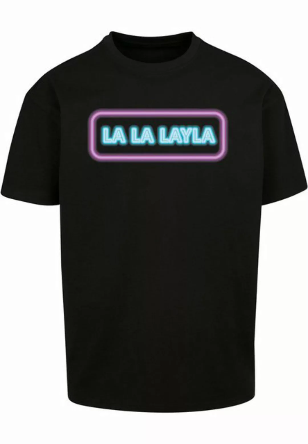 Merchcode T-Shirt Merchcode Herren LA LA LAYLA Oversize Tee (1-tlg) günstig online kaufen