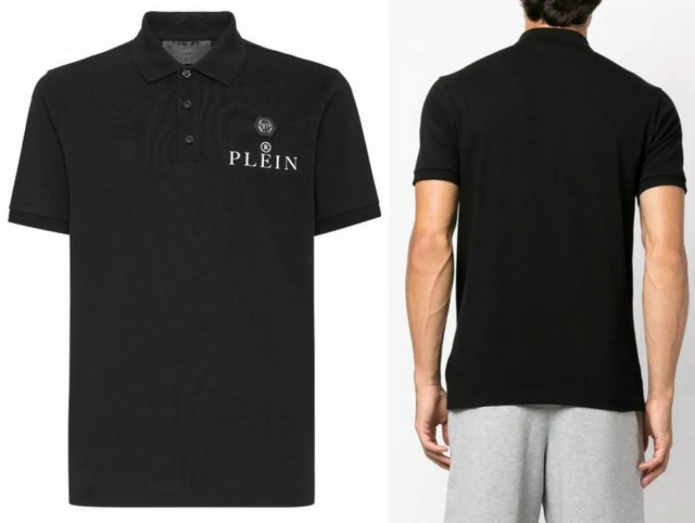 PHILIPP PLEIN Poloshirt PHILIPP PLEIN Polo Shirt Polohemd SS Patch Logo Hem günstig online kaufen