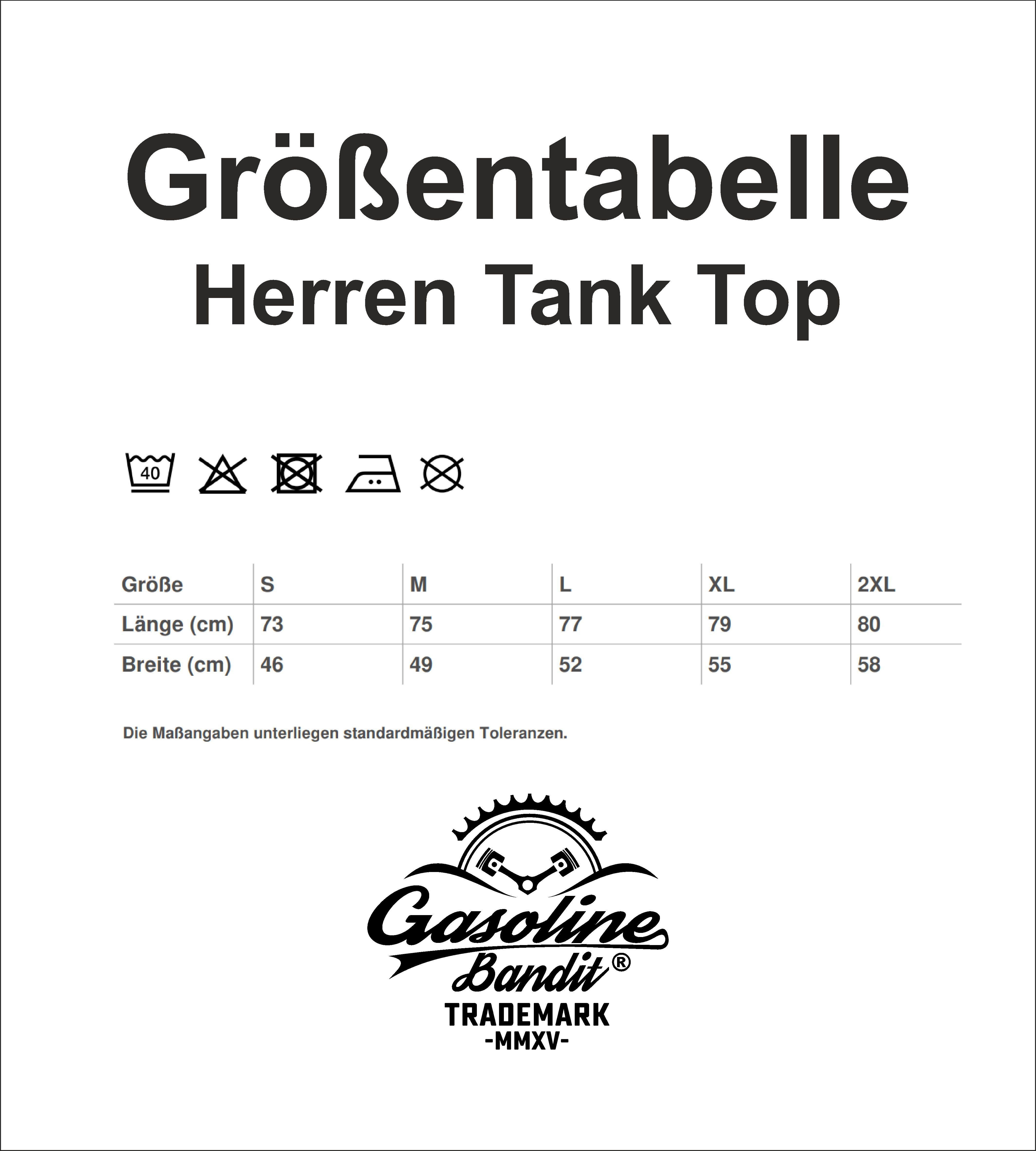 GASOLINE BANDIT® Tanktop Muskel-Shirt für Biker günstig online kaufen