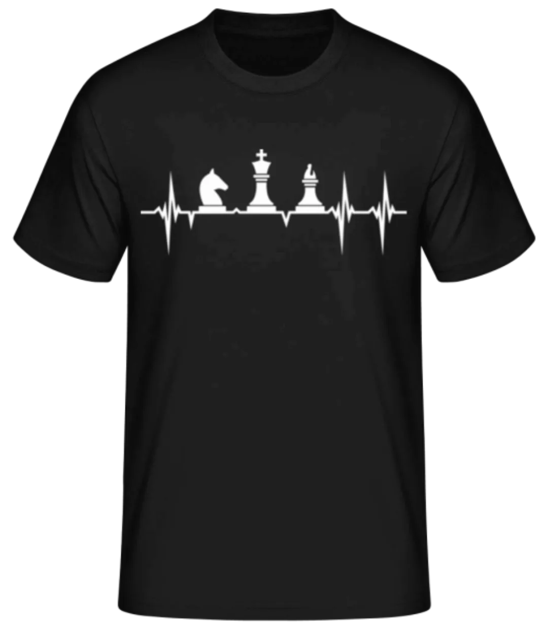 Schach Herzschlag · Männer Basic T-Shirt günstig online kaufen