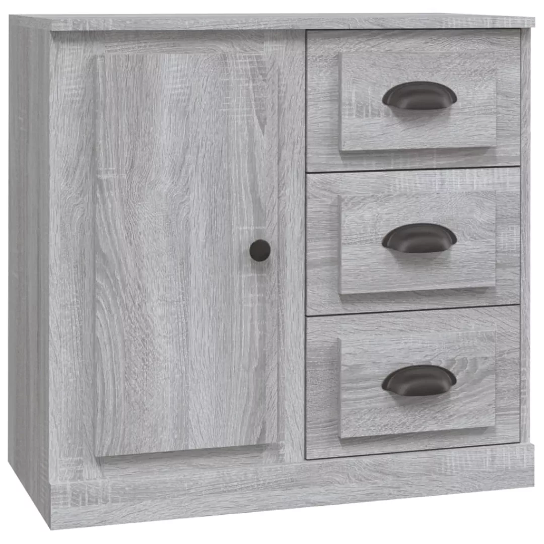 Vidaxl Sideboard Grau Sonoma 70x35,5x67,5 Cm Holzwerkstoff günstig online kaufen