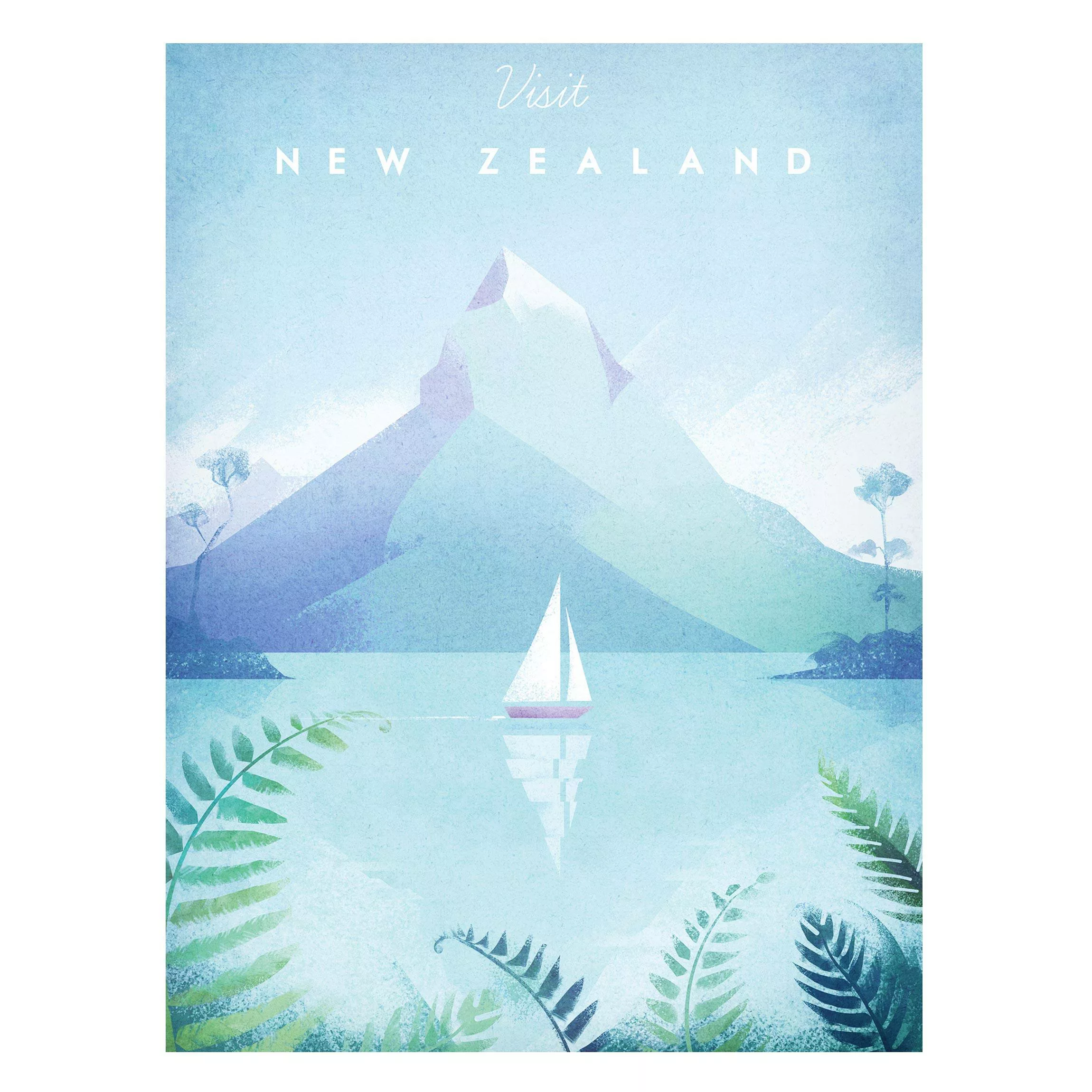 Magnettafel Architektur & Skyline - Hochformat 3:4 Reiseposter - Neuseeland günstig online kaufen
