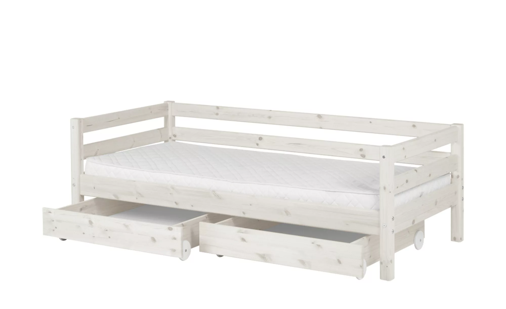 FLEXA Bett mit 2 Schubladen  Flexa Classic ¦ weiß ¦ Maße (cm): B: 100 H: 67 günstig online kaufen