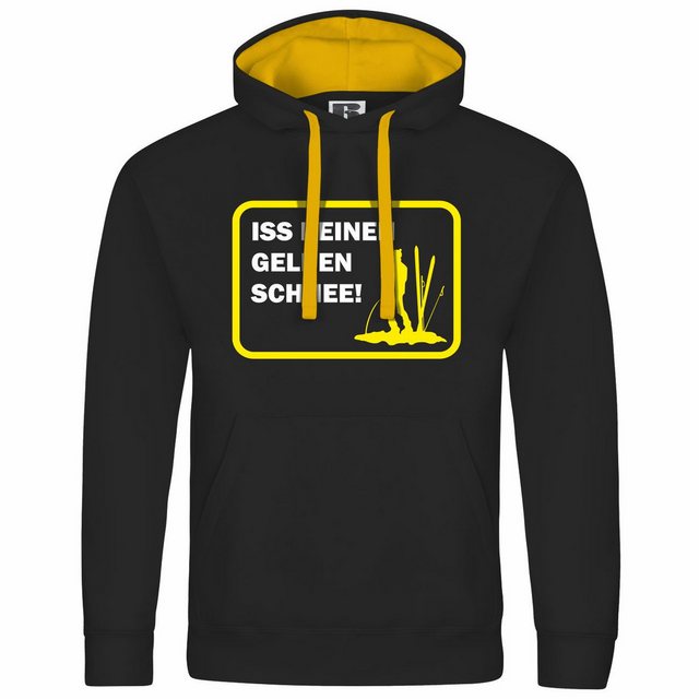 deinshirt Kapuzenpullover Herren Kapuzenpullover Iss keinen gelben Schnee M günstig online kaufen