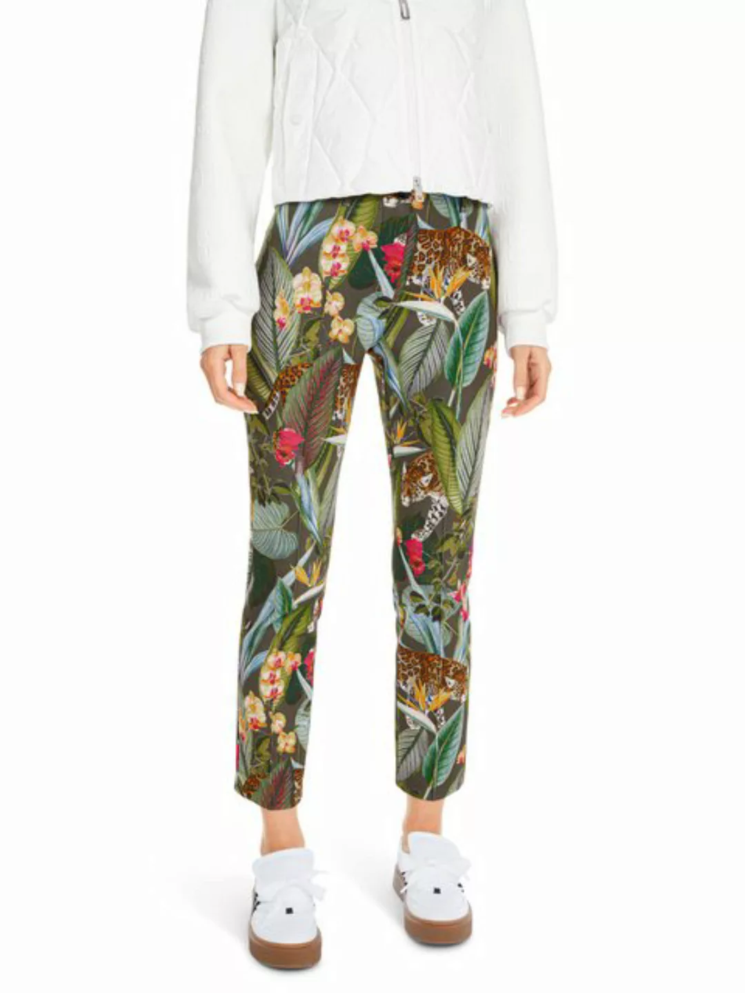 Marc Cain Jerseyhose "Wild Life" Premium Damenmode Modell SYDNEY im Flower- günstig online kaufen