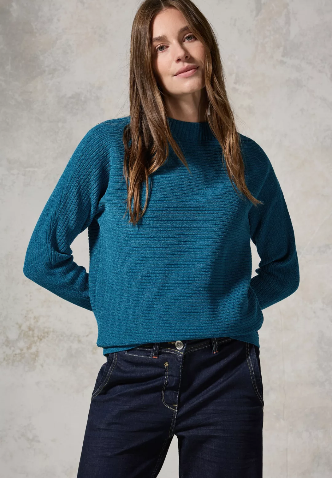 Cecil Strickpullover - Chenille Dolman Pullover günstig online kaufen