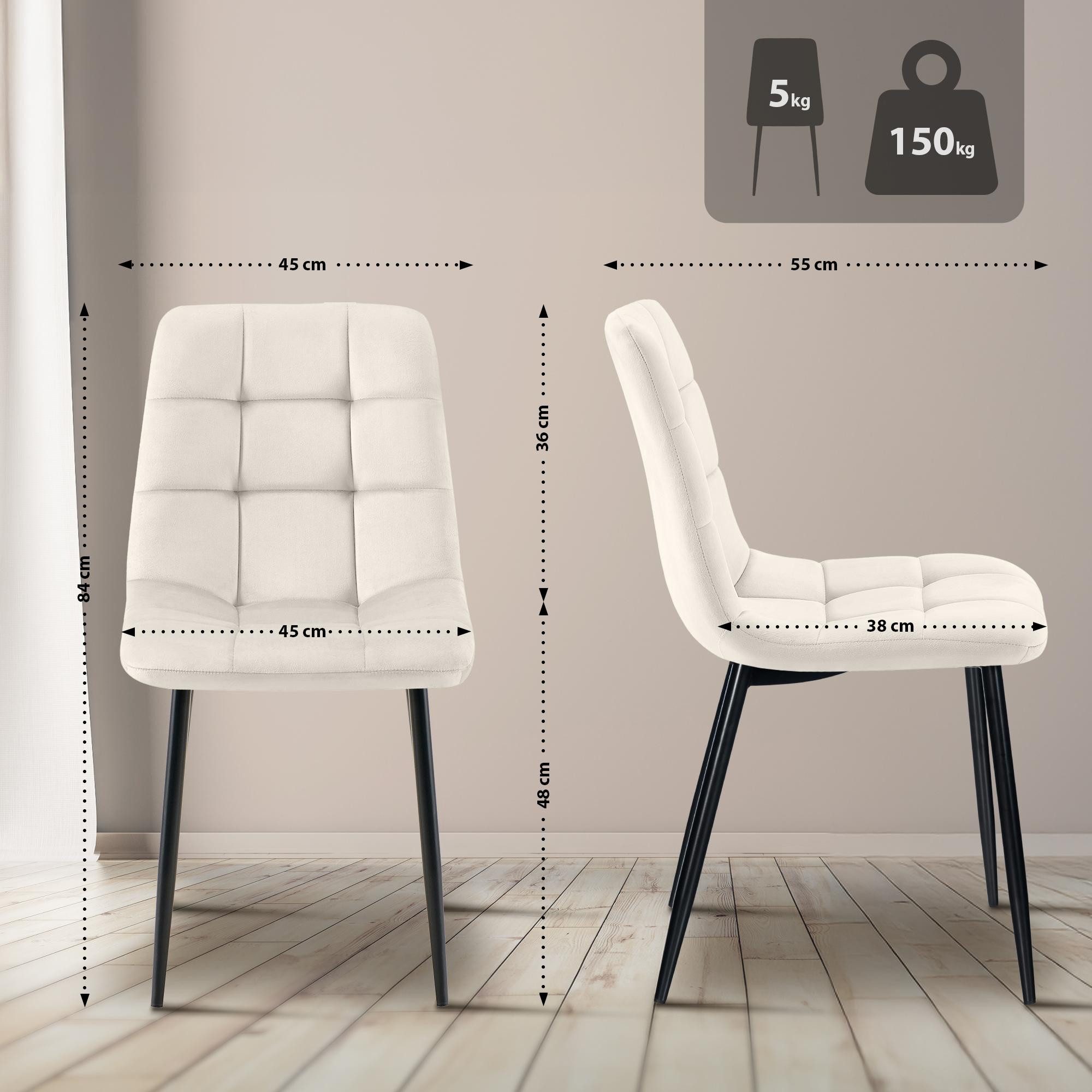 CLP Esszimmerstuhl Tilde (2er Set), mit günstig online kaufen
