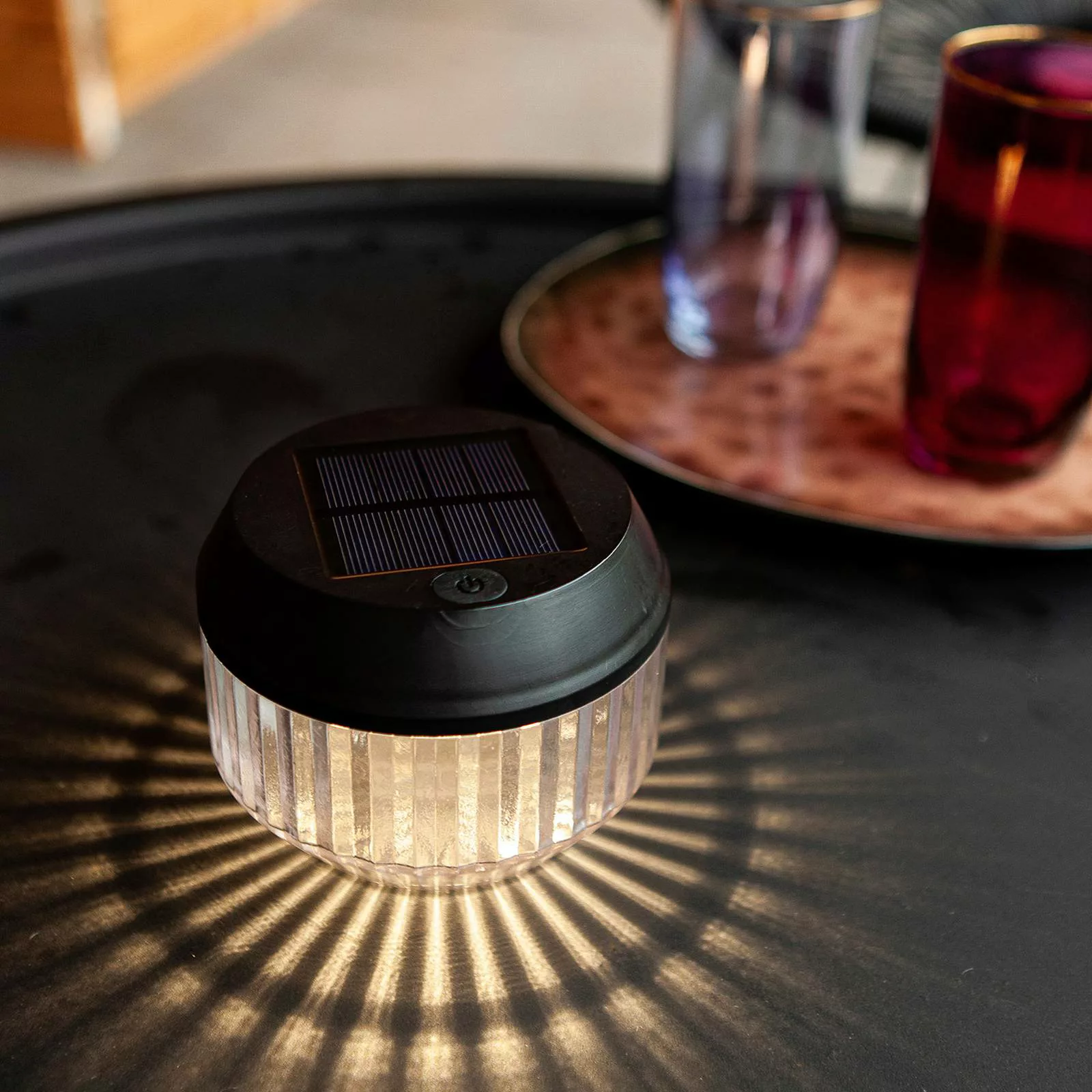 LED-Solar-Tischleuchte Diva, IP44, 2er-Set günstig online kaufen