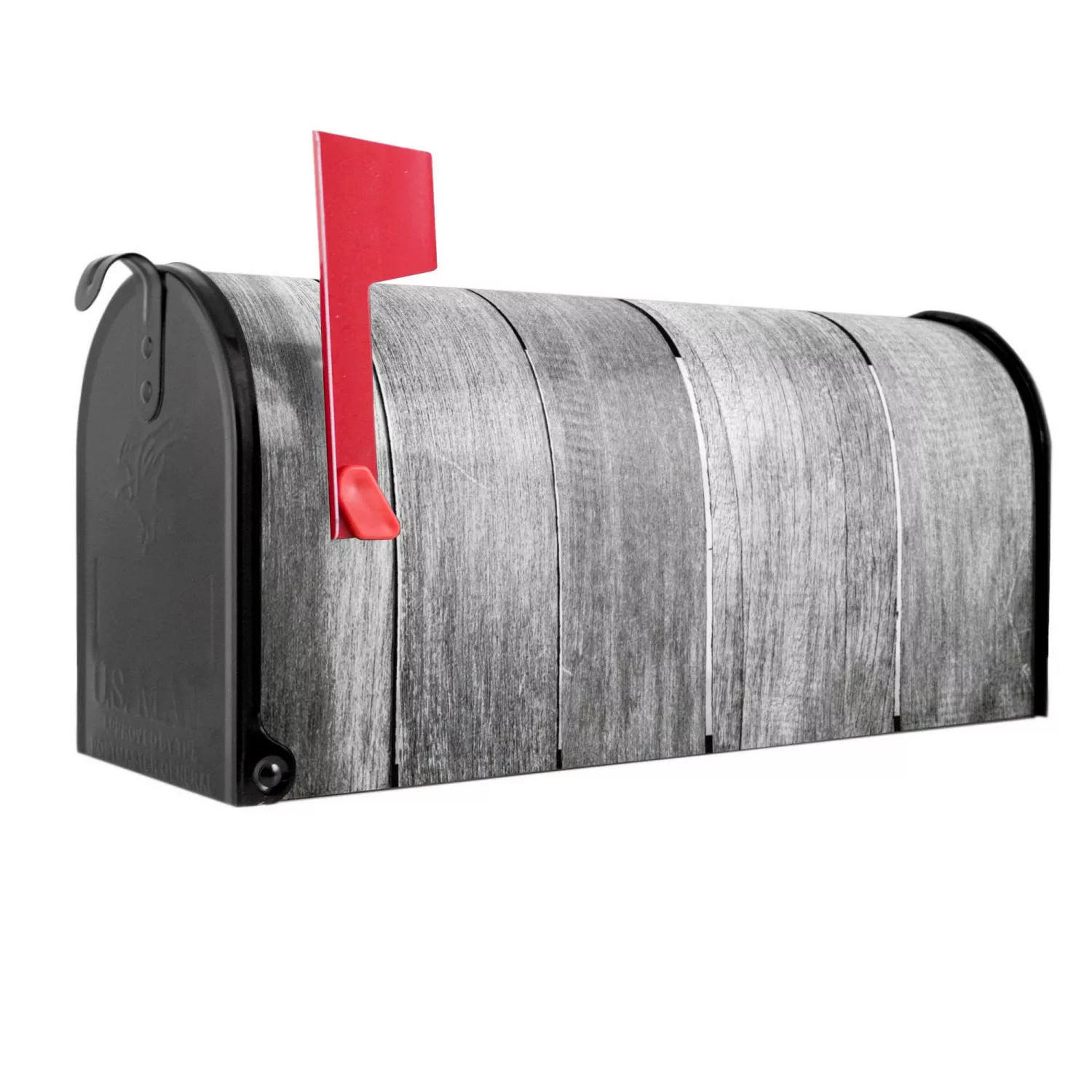 Banjado Amerikanischer Briefkasten Schwarz 48x22x16cm US Mailbox Letterbox günstig online kaufen