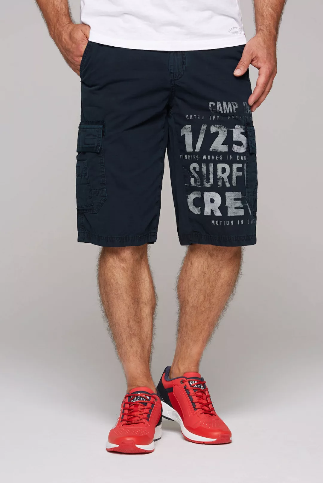 CAMP DAVID Cargoshorts, mit auffälligen Prints günstig online kaufen