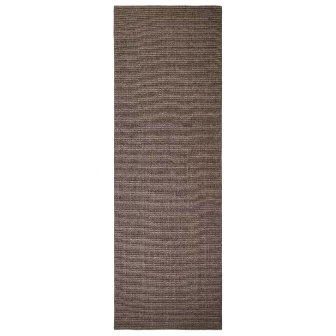 Vidaxl Teppich Natur Sisal 66x200 Cm Braun günstig online kaufen