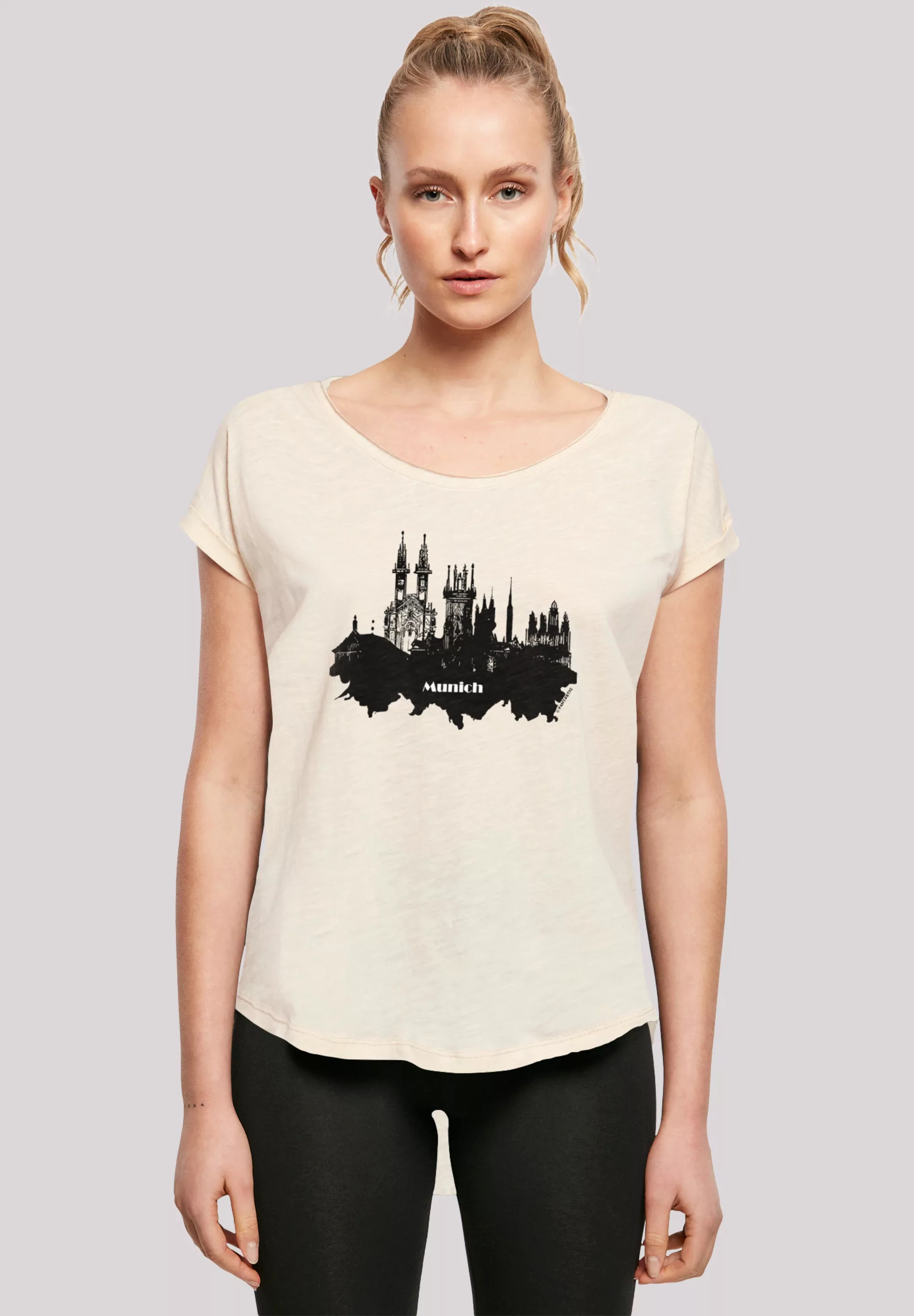 F4NT4STIC T-Shirt "Cities Collection - Munich skyline", Print günstig online kaufen