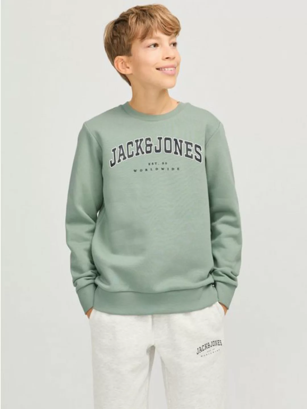 Jack & Jones Junior Sweatshirt JJECALEB VARSITY SWEAT CREW NECK SN JNR günstig online kaufen