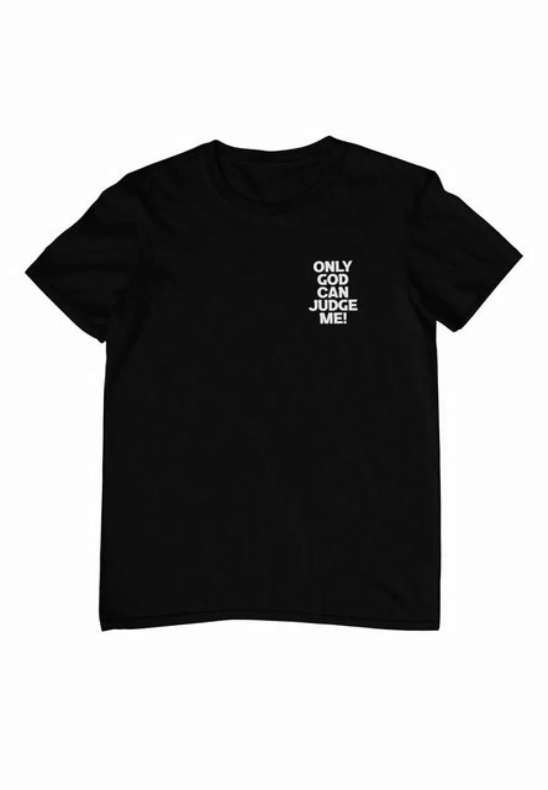 Novux T-Shirt Only God Can Judge Me Herren Tshirt Farbe Schwarz günstig online kaufen