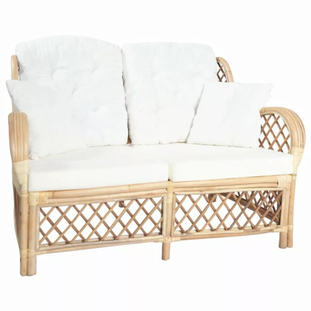 vidaXL Sofa 2-Sitzer-Sofa Rattan Couch günstig online kaufen