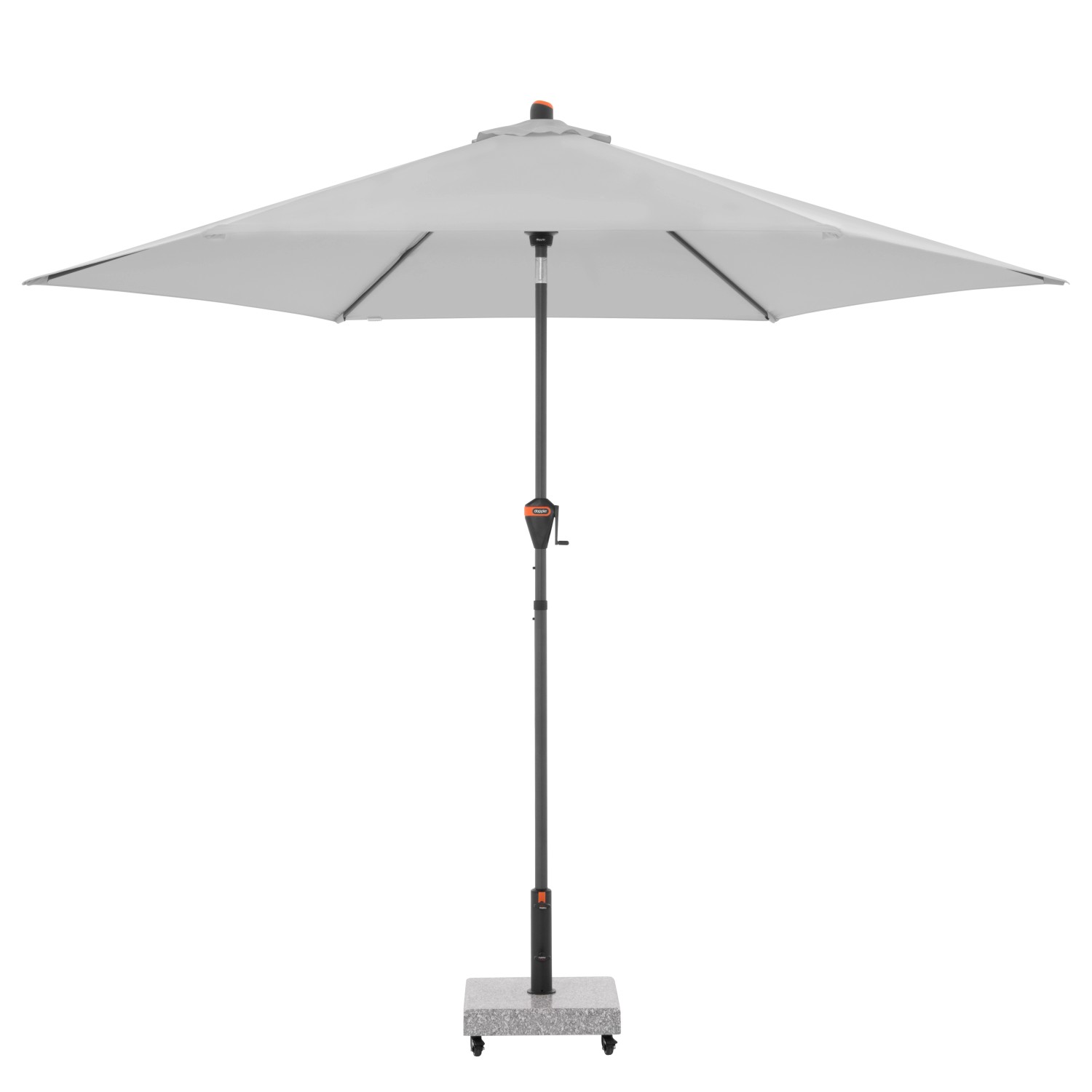 Doppler Balkonschirme MyZone Hellgrau mit Knickfunktion günstig online kaufen