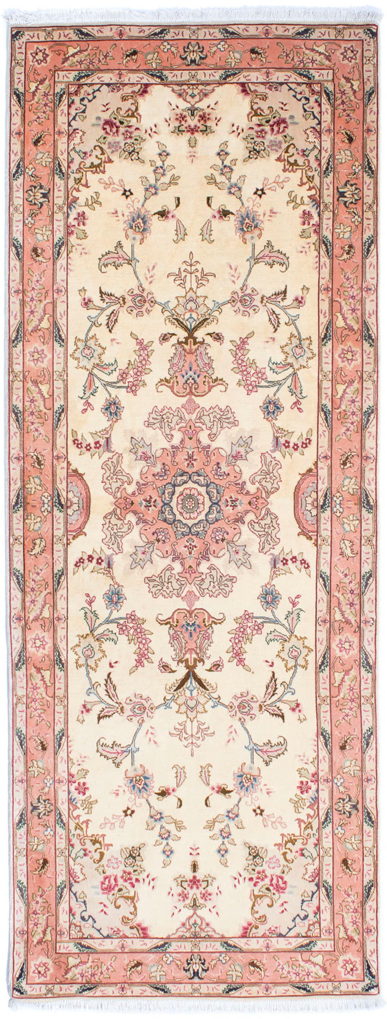 morgenland Orientteppich »Perser - Täbriz - Royal - 221 x 82 cm - beige«, r günstig online kaufen