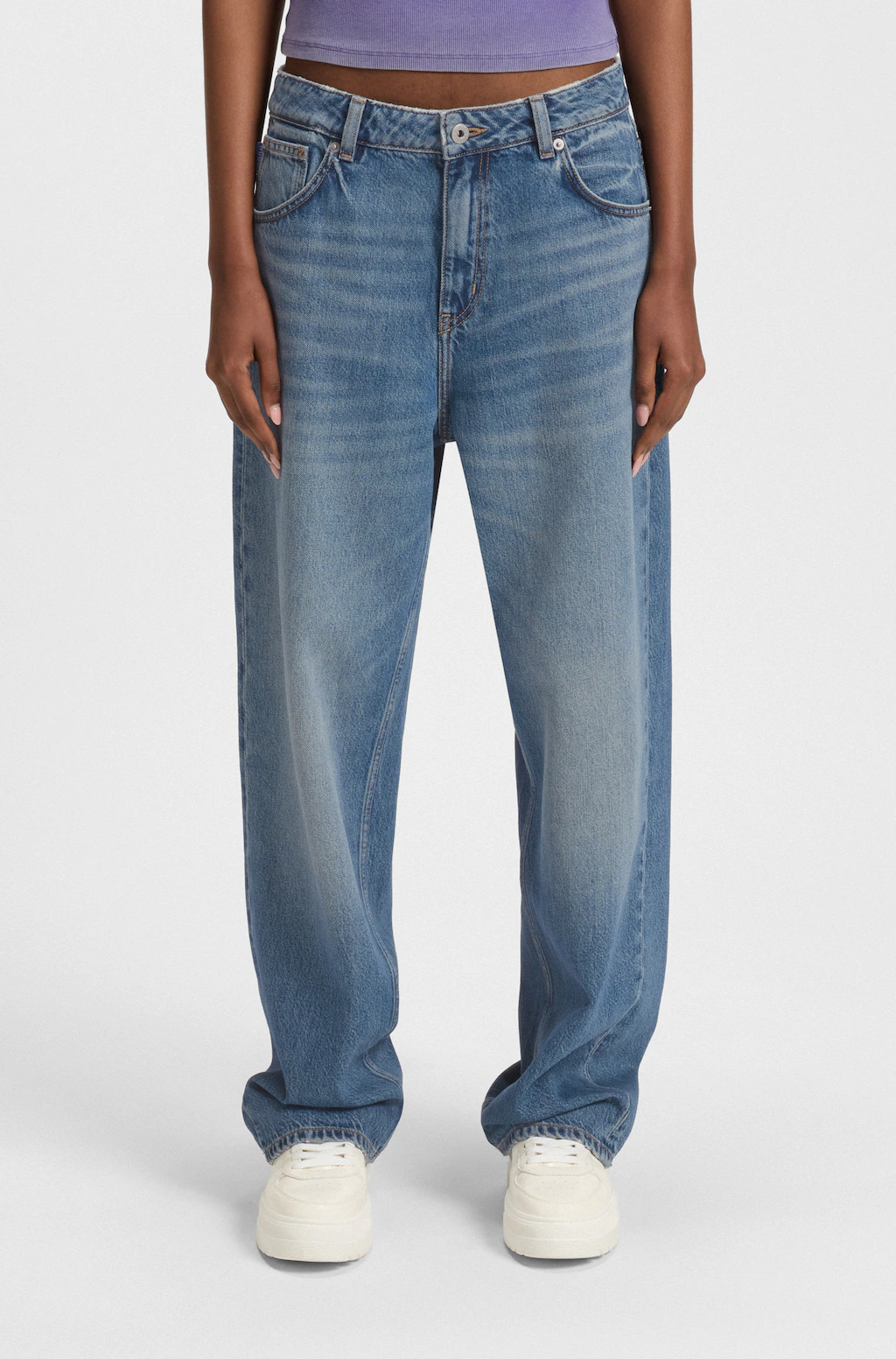 HUGO Blue 5-Pocket-Jeans "Leni", Loose Fit günstig online kaufen