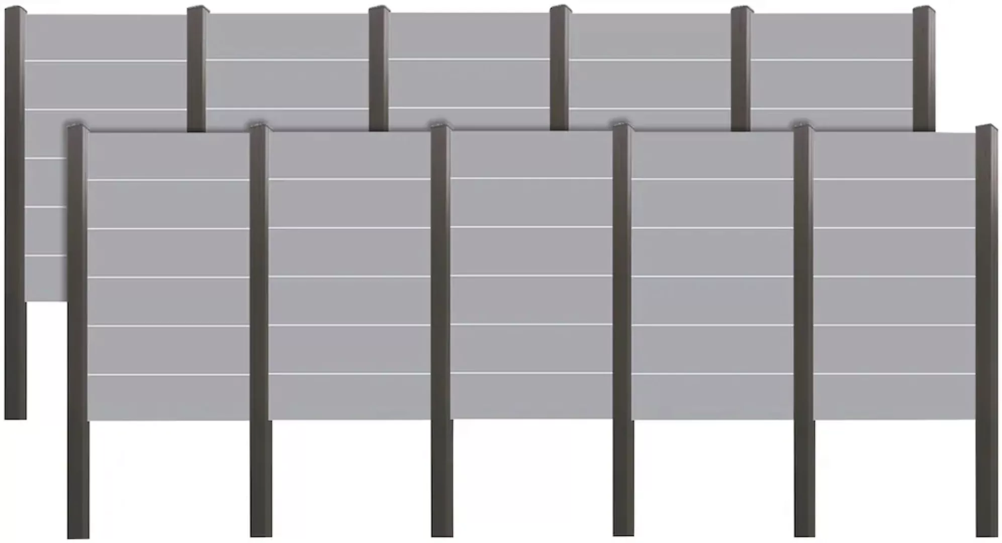 Tetzner & Jentzsch Sichtschutzelement "ROUNDROCK 8", (Set), Satiniertes Gla günstig online kaufen