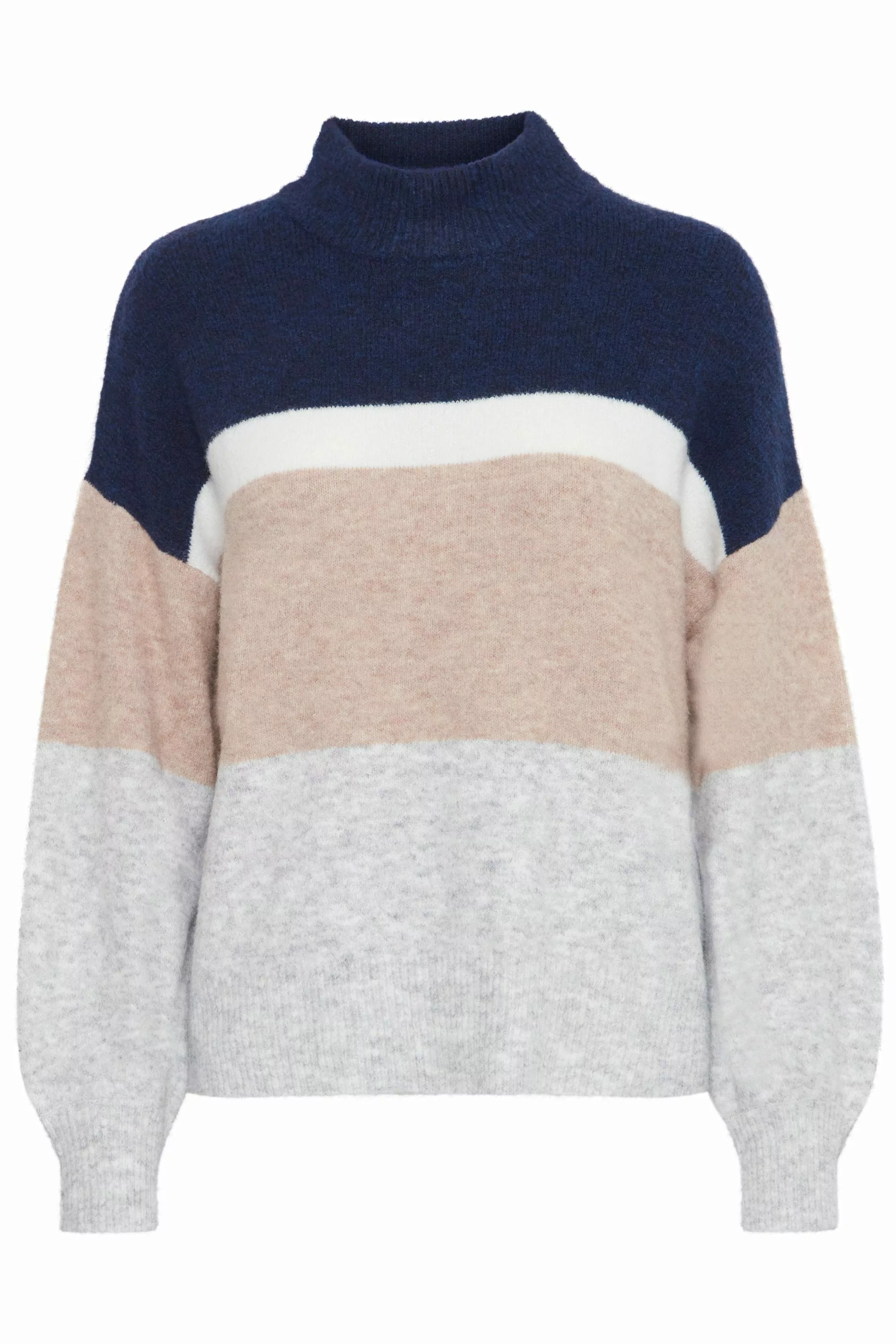 b.young Rollkragenpullover "Rollkragenpullover BYOMEA STRIPED JUMPER 2 -" günstig online kaufen