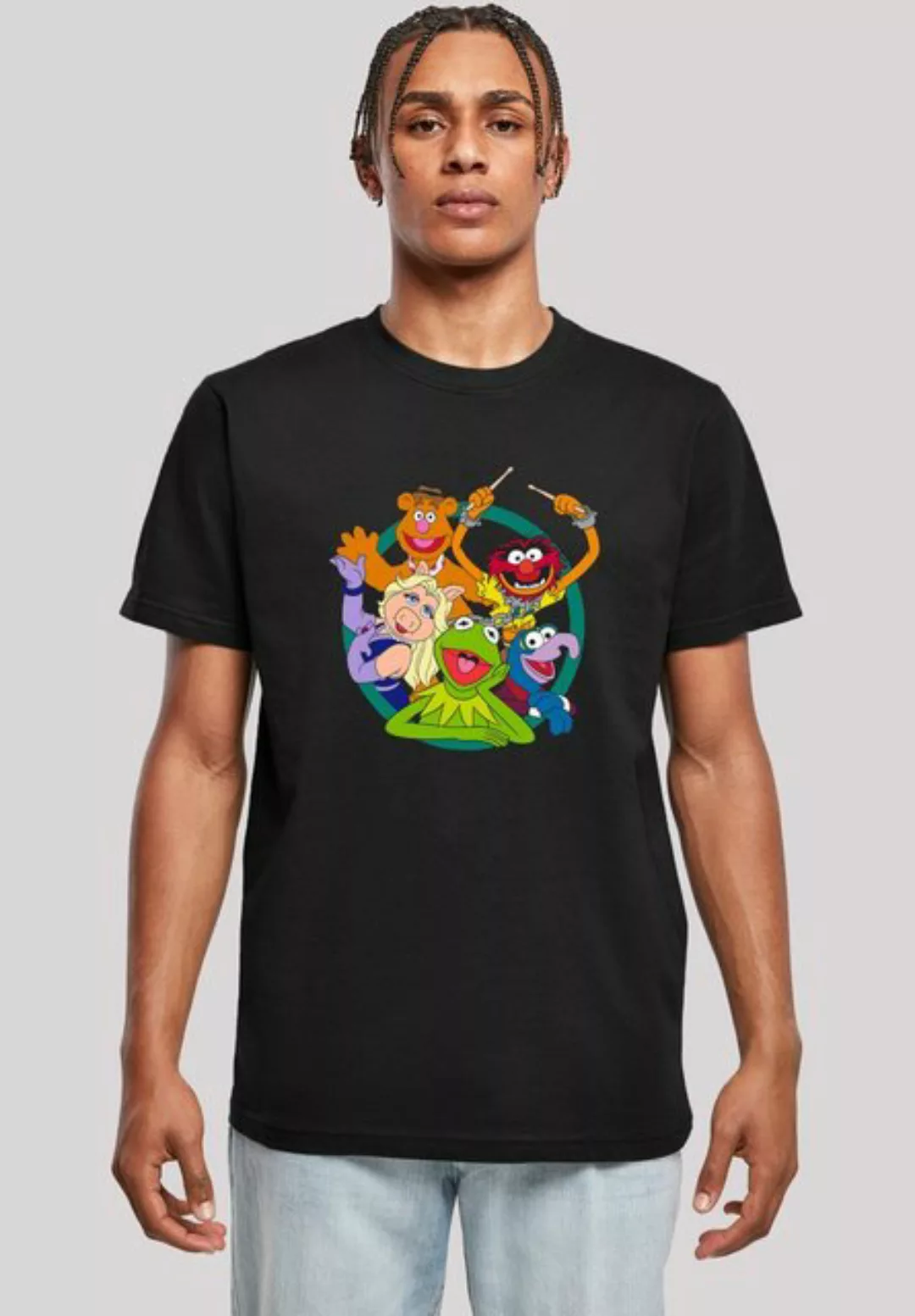 F4NT4STIC T-Shirt Disney Muppets Group Circle Herren,Premium Merch,Regular- günstig online kaufen
