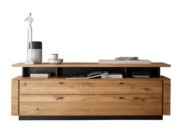 Main Möbel TV-Schrank TV Element mit Aufsatz 179x47cm "Savona" Wildeiche ge günstig online kaufen