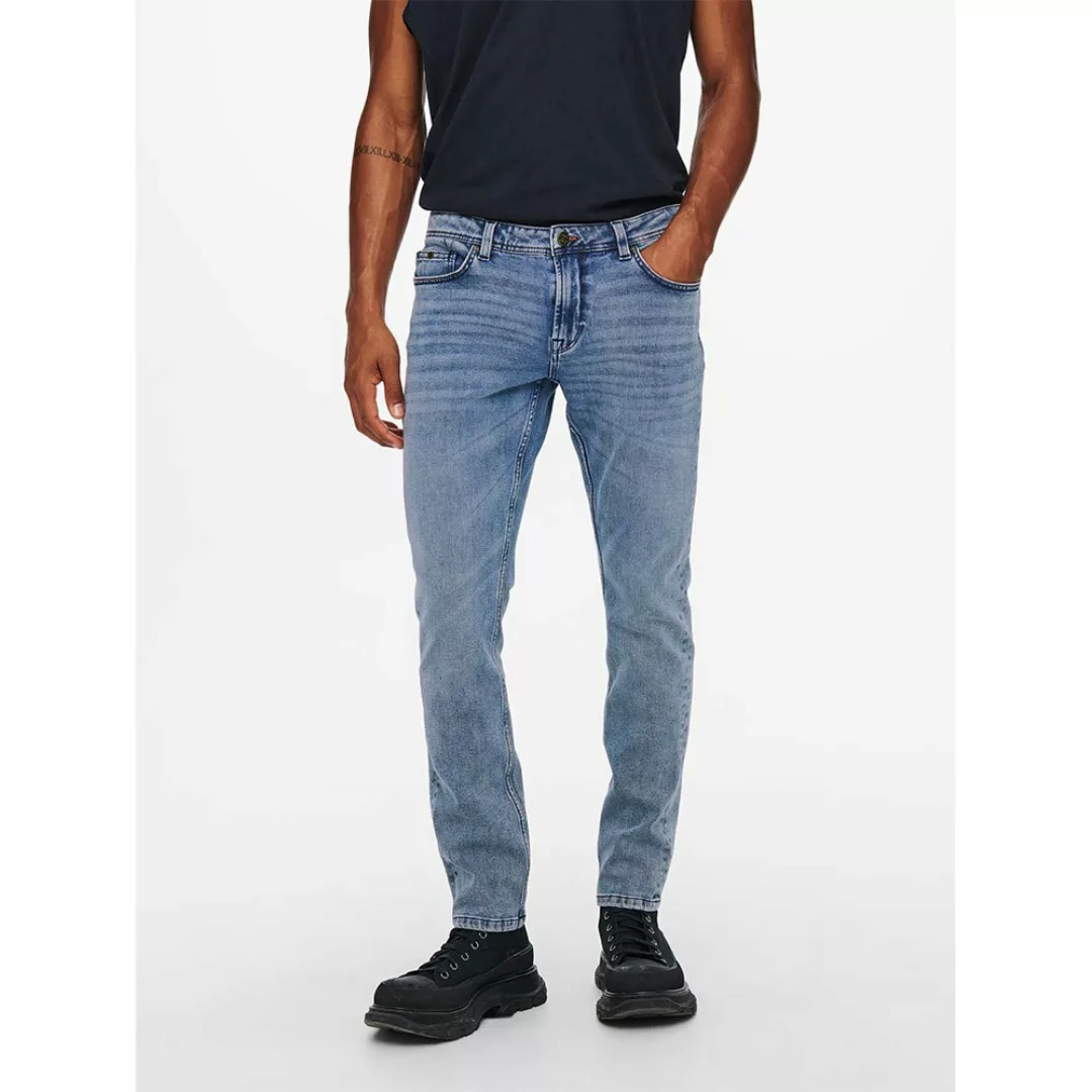 ONLY & SONS Slim-fit-Jeans Slim Fit Jeans Basic Hose Denim Stretch Pants ON günstig online kaufen