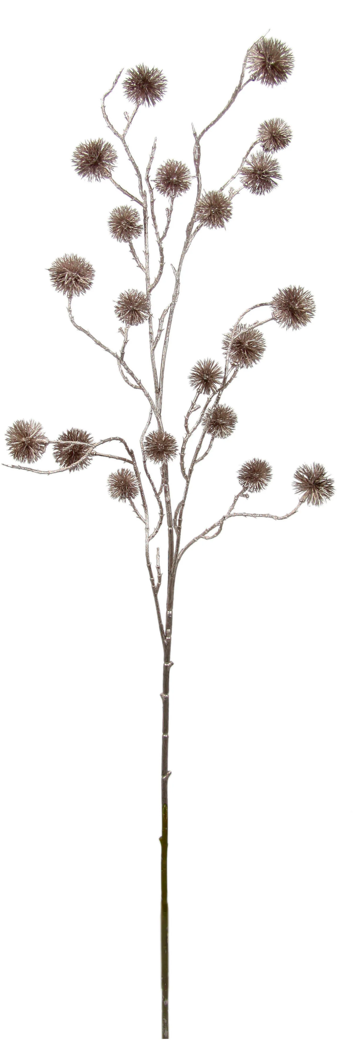 I.GE.A. Kunstblume "Distel", Künstlicher Mini Distelzweig, gold Metallic, 3 günstig online kaufen