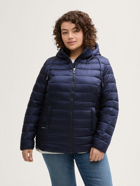 TOM TAILOR PLUS Steppjacke Plus Size - Lightweight Steppjacke mit wasserabw günstig online kaufen