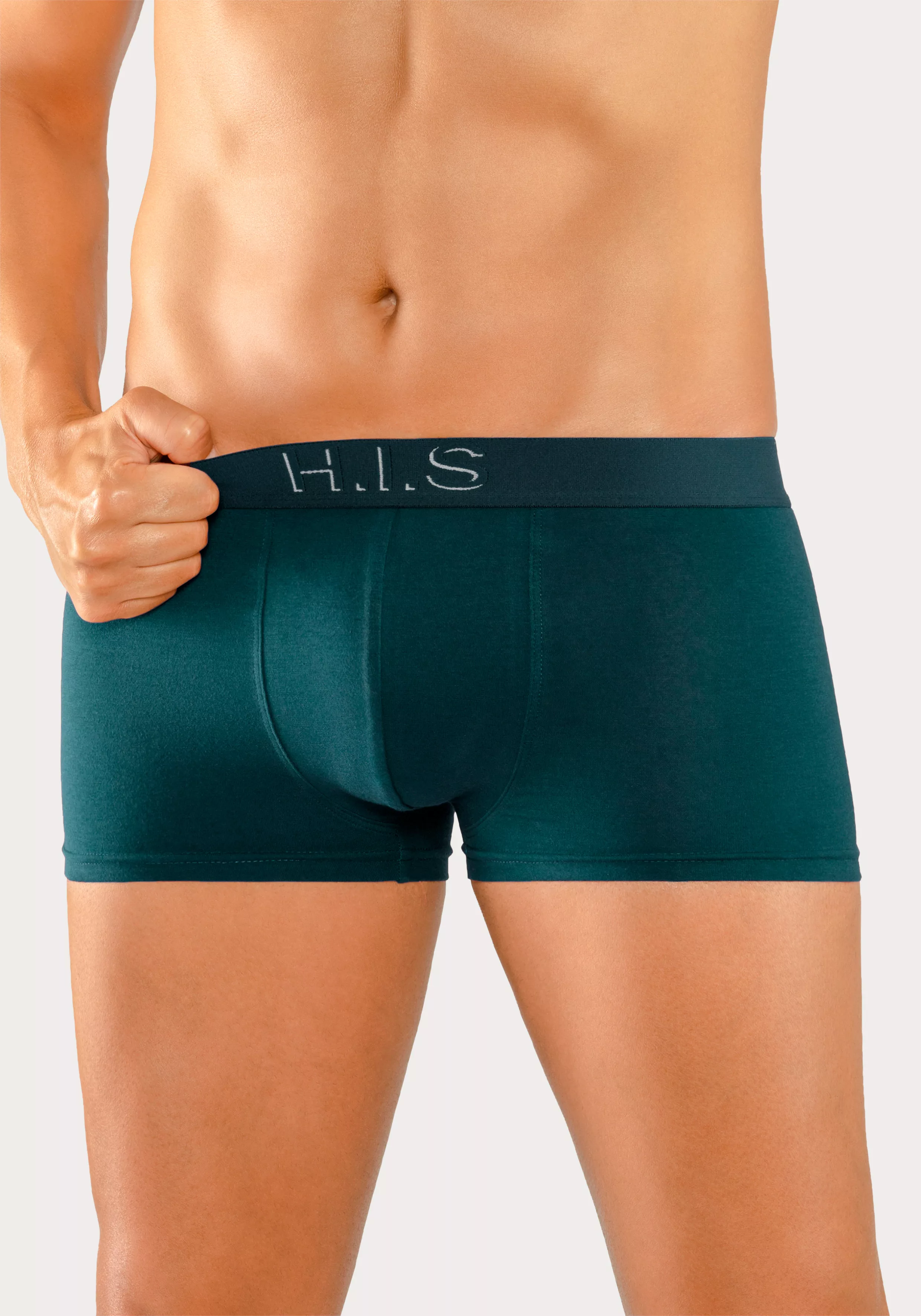 H.I.S Hipster, (Packung, 5 St.), knapp sitzende Boxershorts am Webbund mit günstig online kaufen