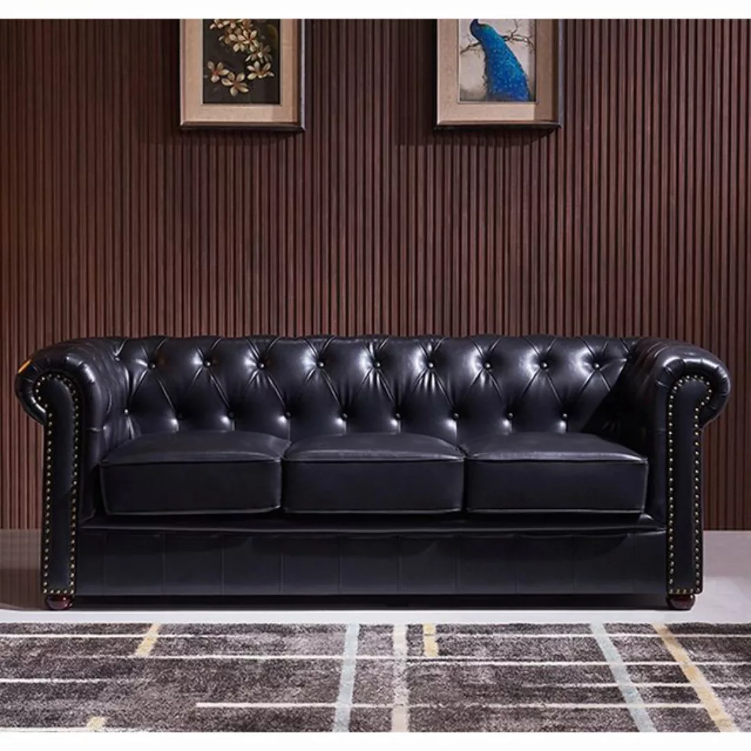 JVmoebel Sofa Chesterfield Sofagarnitur Polster 3+2+1 Wohnzimmer Couch Desi günstig online kaufen
