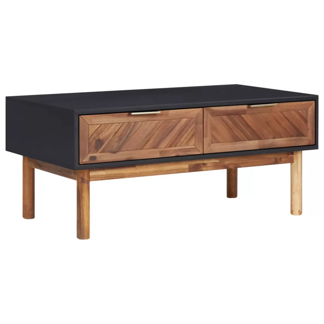 Couchtisch 90x50x40 Cm Akazie Massivholz Und Mdf günstig online kaufen