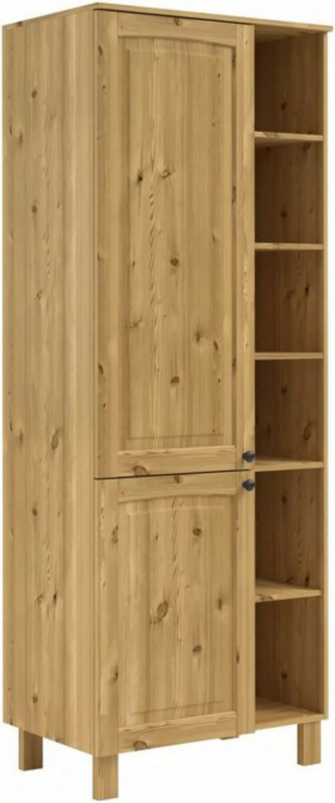 KOCHSTATION Hochschrank KS-Osby (1-St) Kiefer massiv, Breite 75 cm, 2 Türen günstig online kaufen