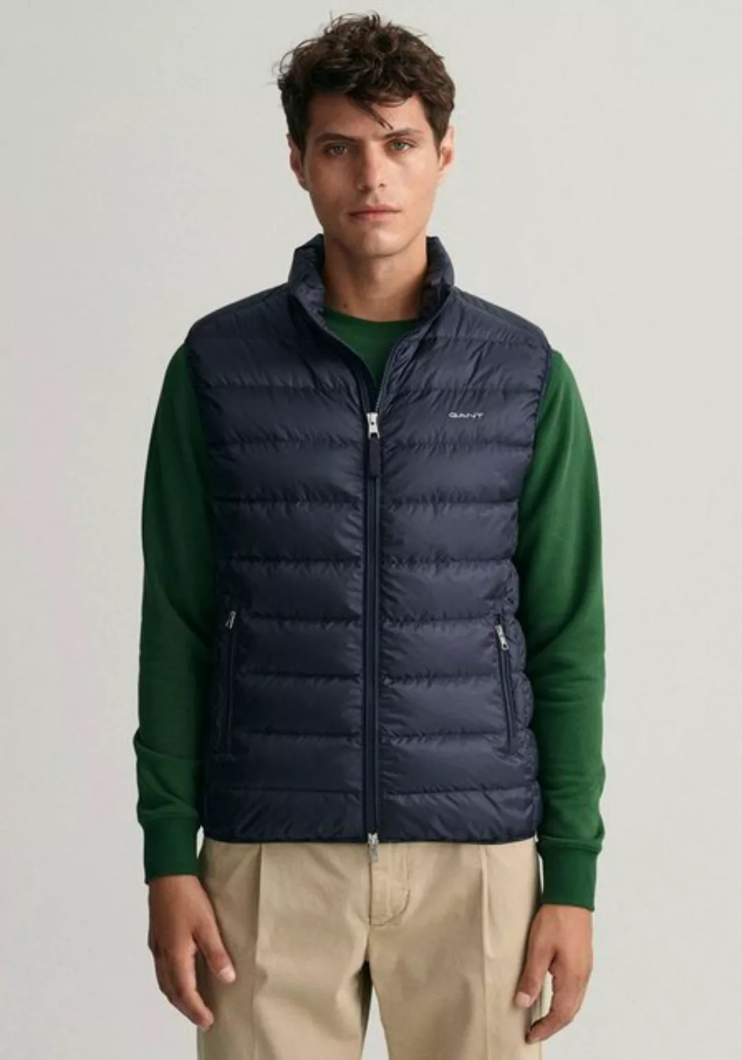 Gant Steppweste LIGHT GILET im Streifen-Stepp-Look günstig online kaufen