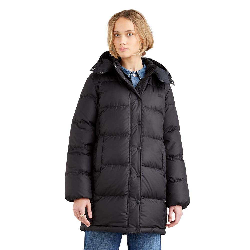 Levi´s ® Quinn Mid Down Puffer Jacke L Caviar günstig online kaufen