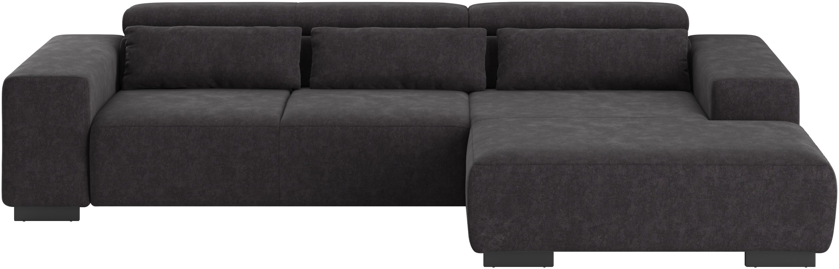 COTTA Ecksofa "Side L-Form, mit Kopfteilverstellung & 3 Nierenkissen", opti günstig online kaufen