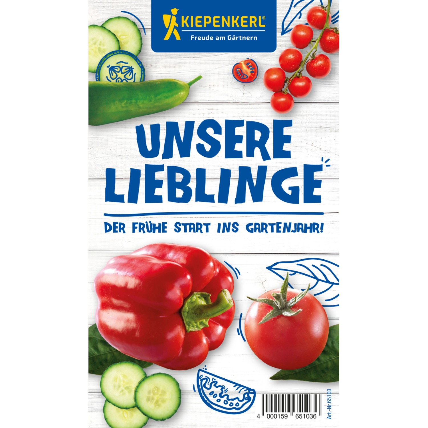 Gemüsesamen-Set 'Unsere Lieblinge - der frühe Start ins Garten-Samenjahr' günstig online kaufen