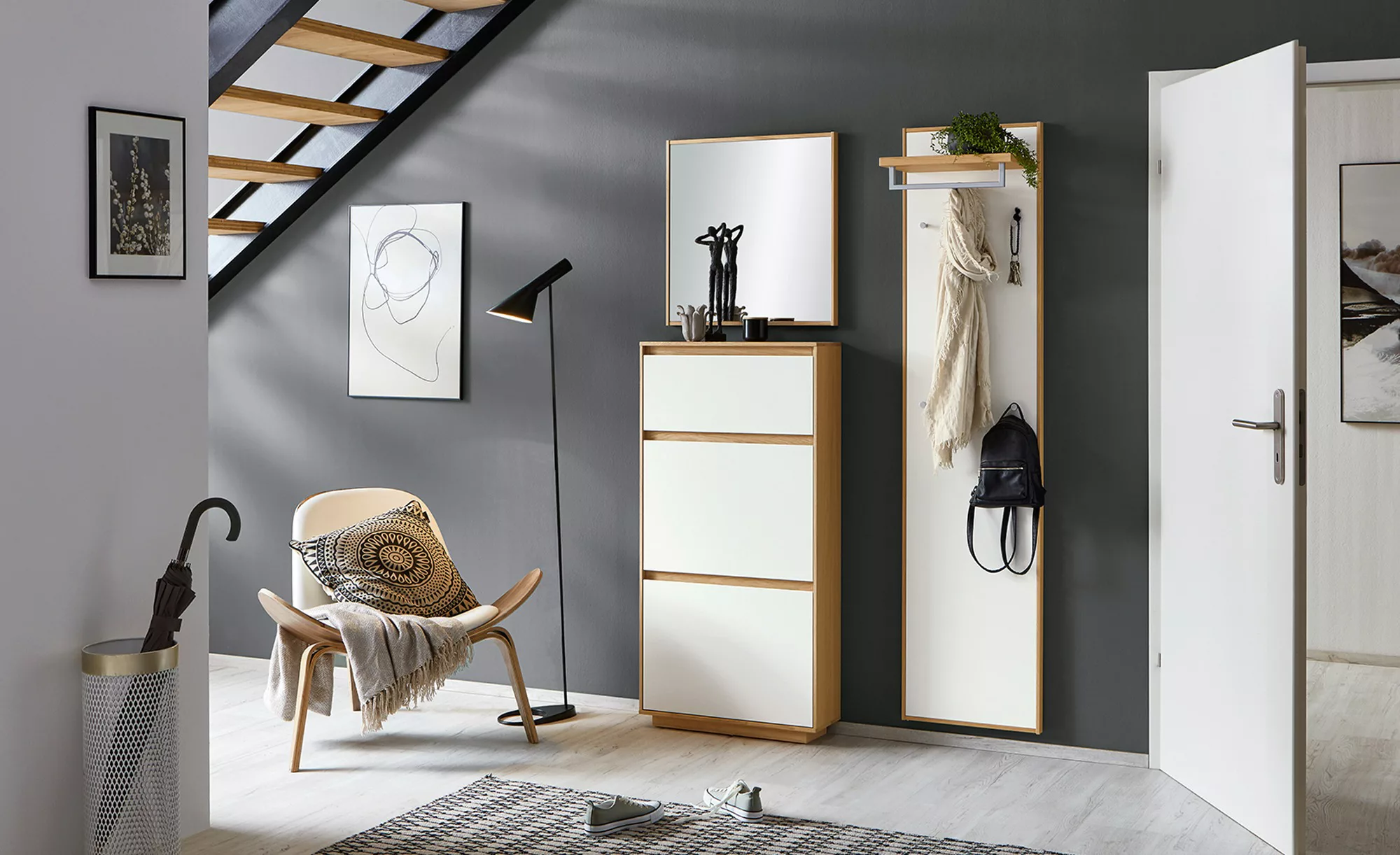 Spiegel 60 x 62 cm Tiba ¦ holzfarben ¦ Glas,Aluminium,Holz ¦ Maße (cm): B: günstig online kaufen