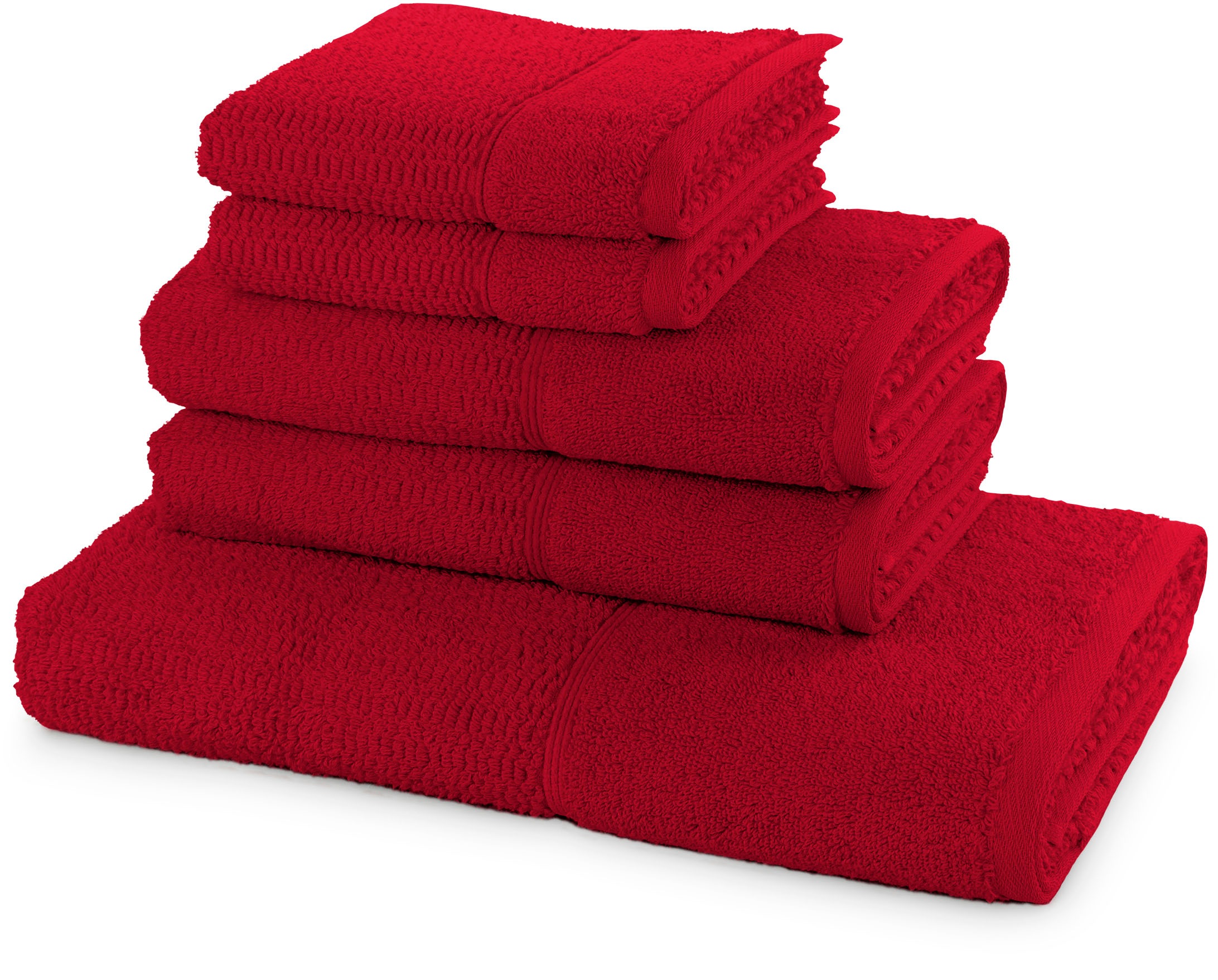 Möve for frottana Handtuch Set »Pearl«, 5 tlg., Walkfrottier, 5tlg.-Set 2xG günstig online kaufen