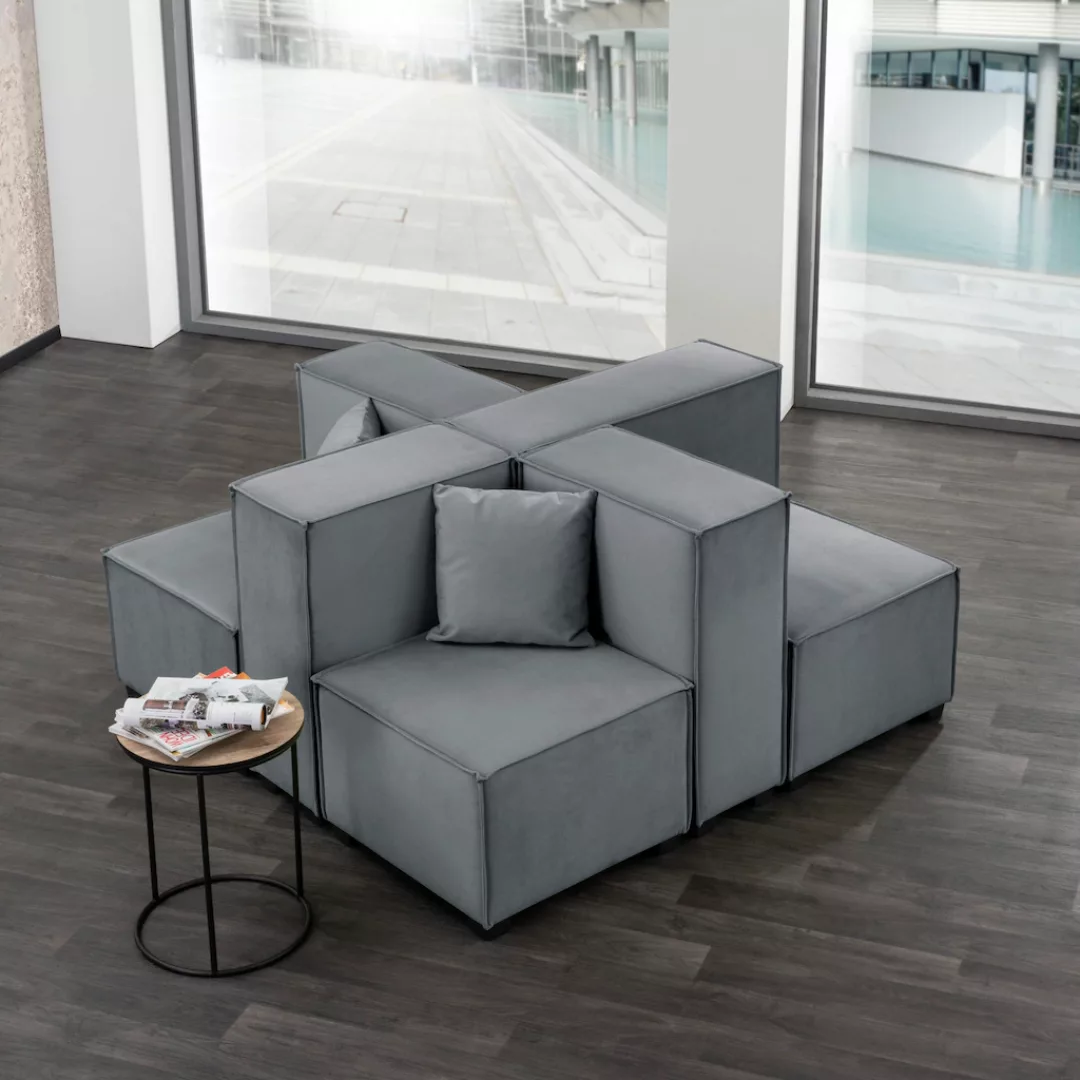 Max Winzer® Wohnlandschaft MOVE, Set, Sofa-Set 05 aus 8 Sitz-Elementen, ink günstig online kaufen